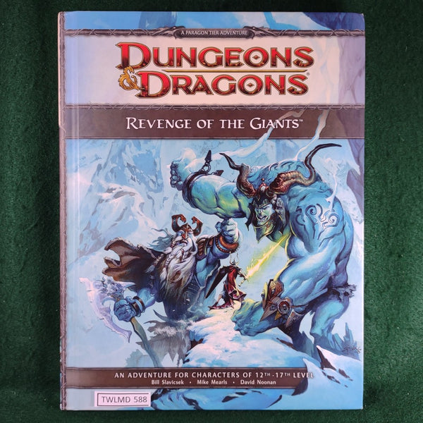 Revenge of the Giants - Dungeons & Dragons 4th Edition - Hardcover - Very Good