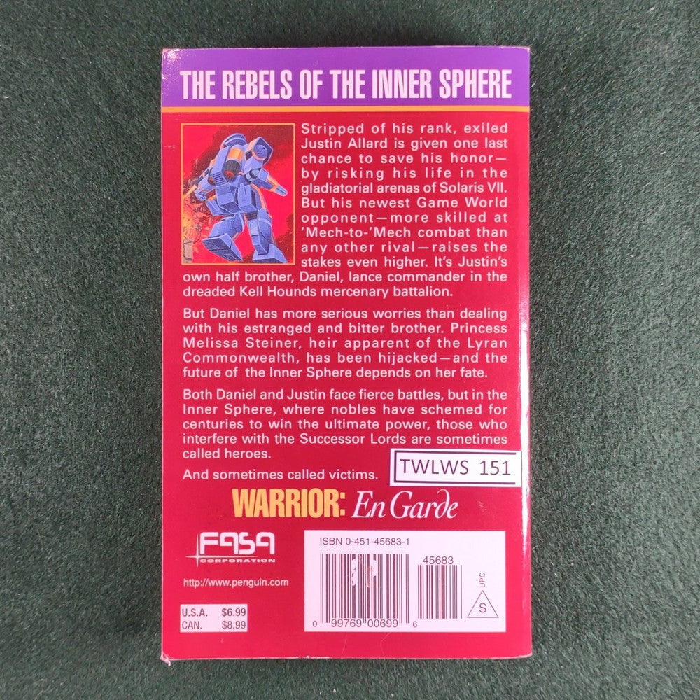 Warrior: En Garde - Michael A. Stackpole - Battletech novel - Softcove ...