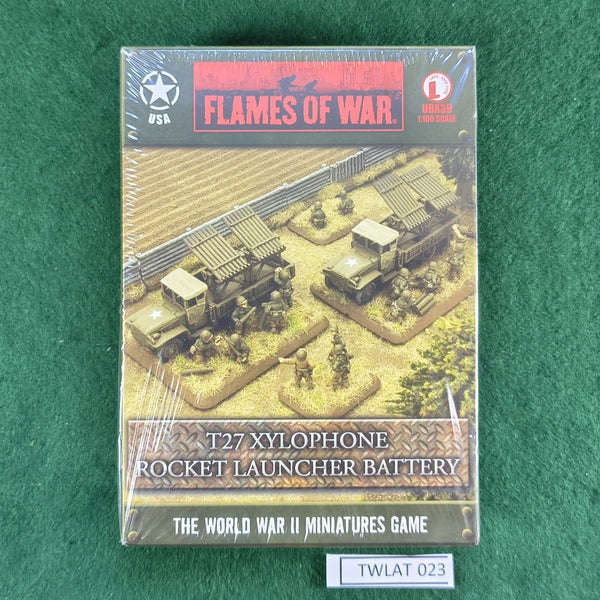 T27 Xylophone Rocket Launcher Battery - UBX39 - Flames of War 15mm WWII - In Shrinkwrap