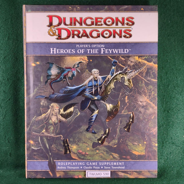 Player's Option: Heroes of the Feywild - Dungeons & Dragons 4th Edition - Hardcover - Excellent