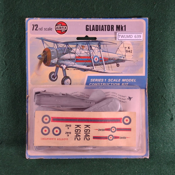 Gladiator Mk1 (Series 1 Scale Model Construction Kit) - Airfix - 1:72 - 01002-9 - Sealed