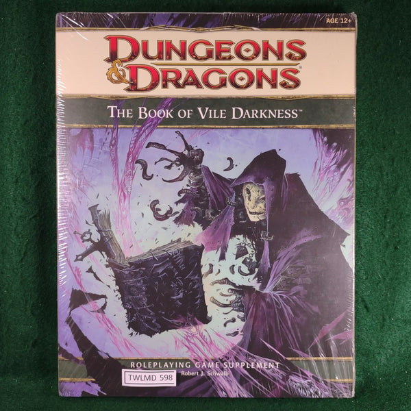 The Book of Vile Darkness - Dungeons & Dragons 4th Edition - Softcover - In Shrinkwrap