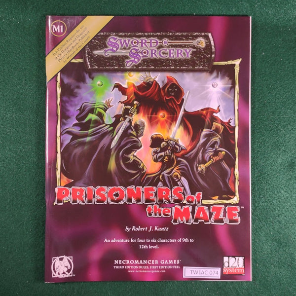 Prisoners of the Maze - d20 - Necromancer Games - Softcover