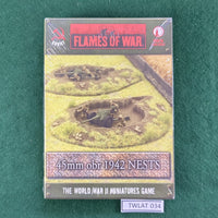 45mm obr 1942 Nests - SBX16 - Flames of War 15mm WWII - In Shrinkwrap