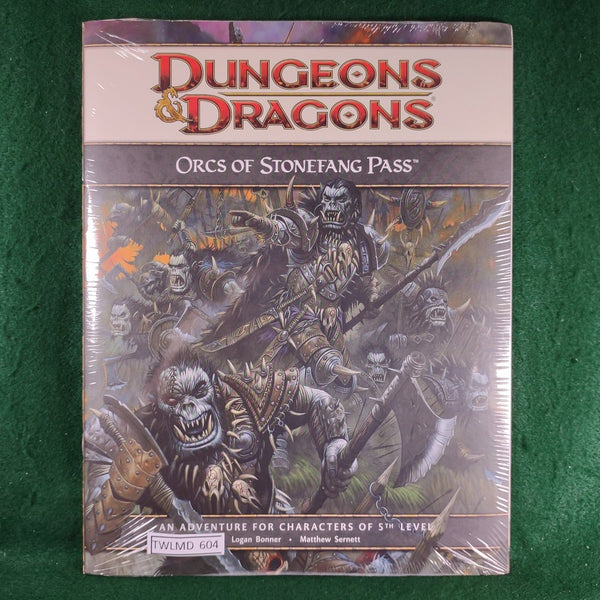 Orcs of Stonefang Pass - Dungeons & Dragons 4th Edition - Softcover - In Shrinkwrap