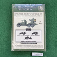 SU-12 Self-Propelled Gun Battery - SBX26 - Flames of War 15mm WWII - In Shrinkwrap