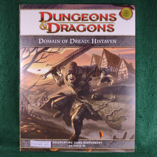 Domain of Dread: Histaven - Dungeons & Dragons 4th Edition - Softcover - Excellent