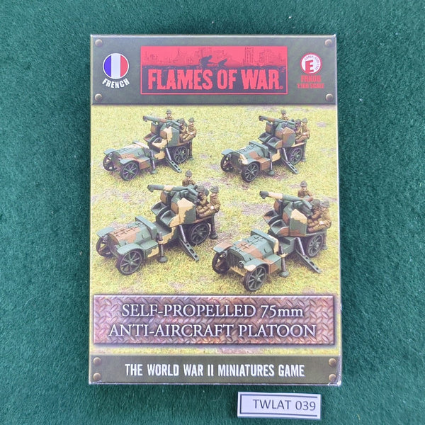 Self-Propelled 75mm Anti-Aircraft Platoon - FRX06 - Flames of War 15mm WWII - Very Good