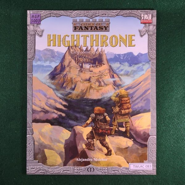 Cities of Fantasy: Highthrone - d20 - Mongoose Publishing - Softcover