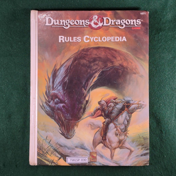 Rules Cyclopedia (1991 1st print) - Basic D&D - TSR - Acceptable - Hardcover