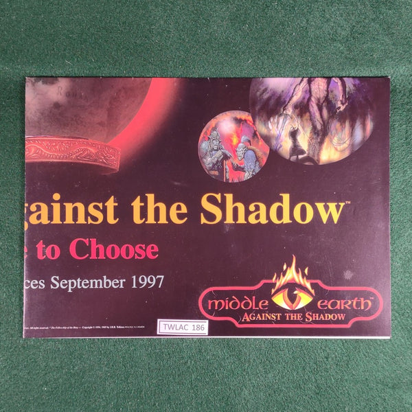 Middle Earth: Against the Shadow Promotional Poster - MECCG - Good