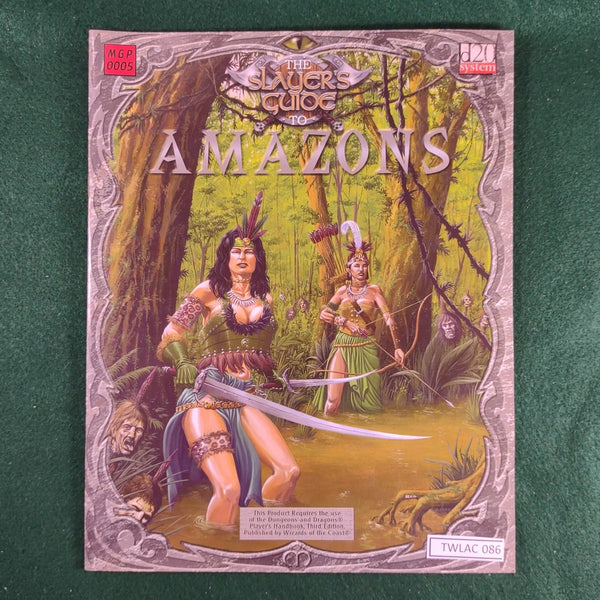 The Slayer's Guide to Amazons - d20 - Mongoose Publishing - Softcover