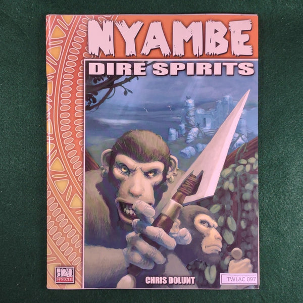 Nyambe: Dire Spirits - d20 - Atlas Games - Softcover