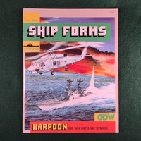 Harpoon: Ship Forms - GDW - Very Good