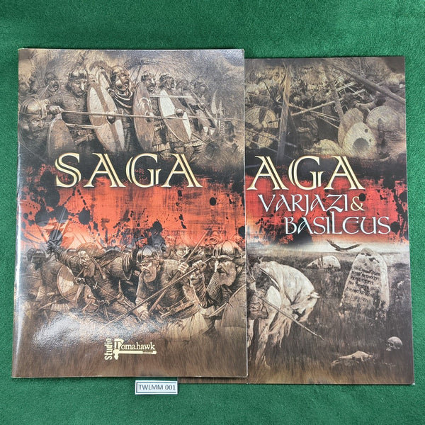 Saga 1st edition Bundle - Rules, Northern Fury, Raven's Fury, Varjaz & Basileus