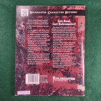Rolemaster Character Records - Rolemaster RMSS - ICE 5504 - Softcover