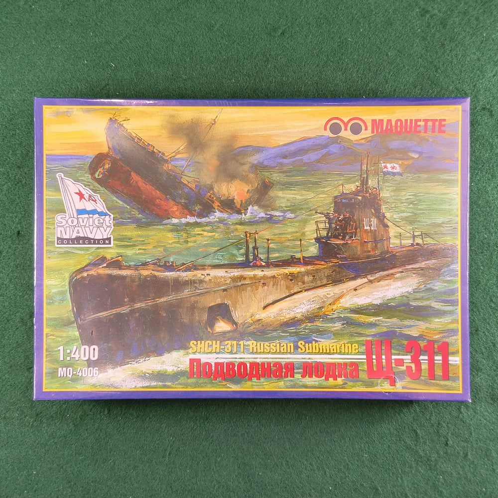 SHCH-311 Russian Submarine - 1/400 - Maquette MQ-4006 - In Shrinkwrap ...