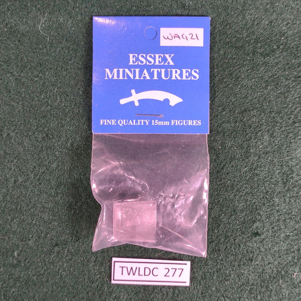 Half Canvas Wagon Cover with Open Front End - Essex Miniatures WAG21 - 15mm