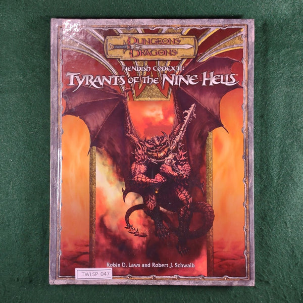 Fiendish Codex II: Tyrants of the Nine Hells - D&D 3.5 Ed. - Wizards of the Coast - Excellent