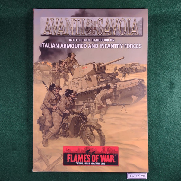 Avanti Savoia - WD109 - Flames of War 1st edition - Softcover