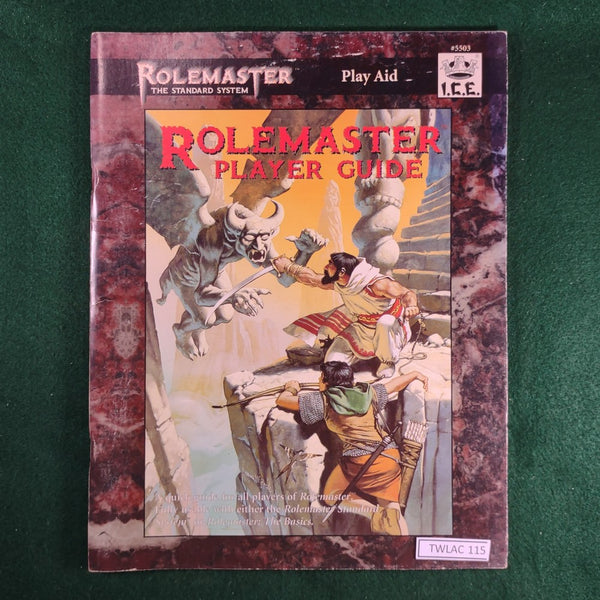 Rolemaster Box Player Guide - Rolemaster RMSS - ICE 5503 - Softcover – The War Library