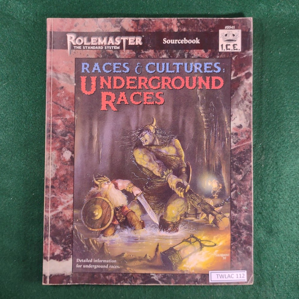 Underground Races - Rolemaster Sourcebook - I.C.E. #5541 Underground Races - Rolemaster Sourcebook - I.C.E. #5541