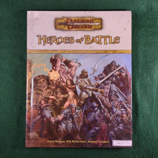 Heroes of Battle - D&D 3rd Ed. - Wizards of the Coast - Excellent