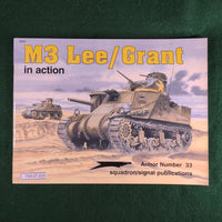 M3 Lee/Grant in Action - Armor Number 33 - Squadron/Signal Publications - Softcover - Good