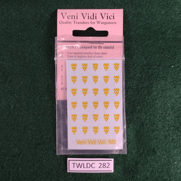 Infantry Tear Drop Waves Design Transfer (Yellow) - Veni Vidi Vici - 15mm