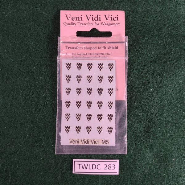 Infantry Tear Drop Waves Design Transfer (Navy) - Veni Vidi Vici - 15mm