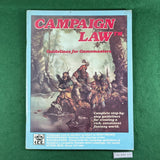 Campaign Law (1st Ed.) - Rolemaster #CP1900 - Iron Crown Enterprises - Softcover - Fair