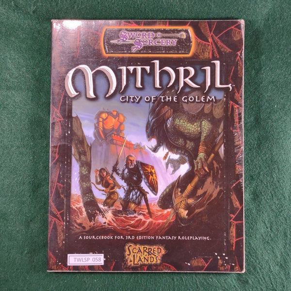 Mithril: City of the Golem - D&D 3rd Ed. - Sword Sorcery - Good