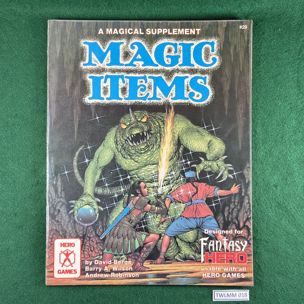 Magic Items - Fantasy Hero - Hero Games - Softcover
