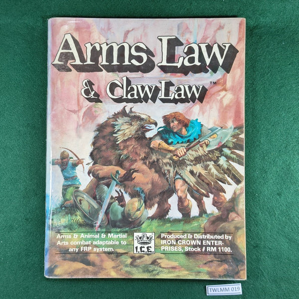 Arms Law & Claw Law (2nd Ed. 1984) - RM1100 - Iron Crown Enterprises - Softcover