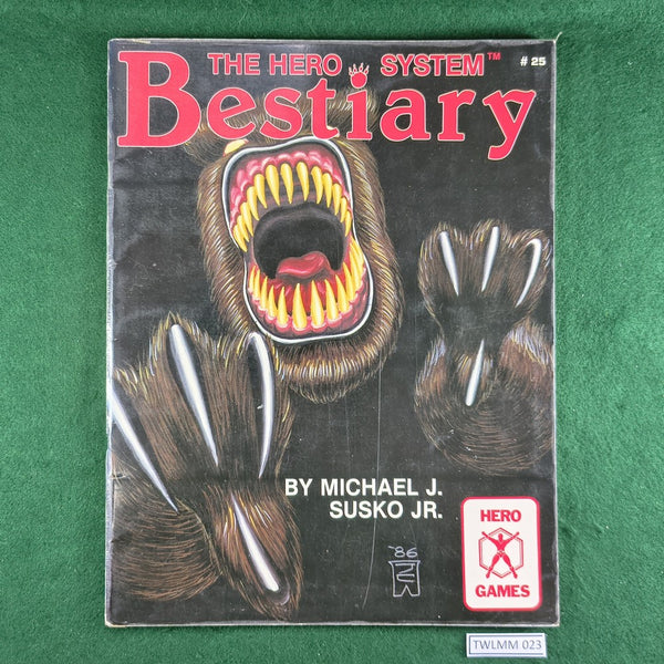 The Hero System Bestiary (3rd Ed.) - Hero Games - Softcover - Fair