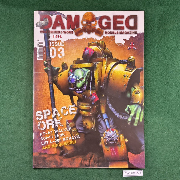 Damaged Magazine Issue 03 - Weathered and Worn Model Magazine - AK Interactive - Softcover