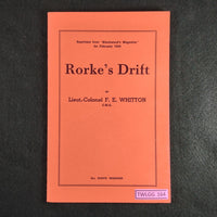 Rorke's Drift - Lieut.-Colonel F. E. Whitton - Softcover - Good