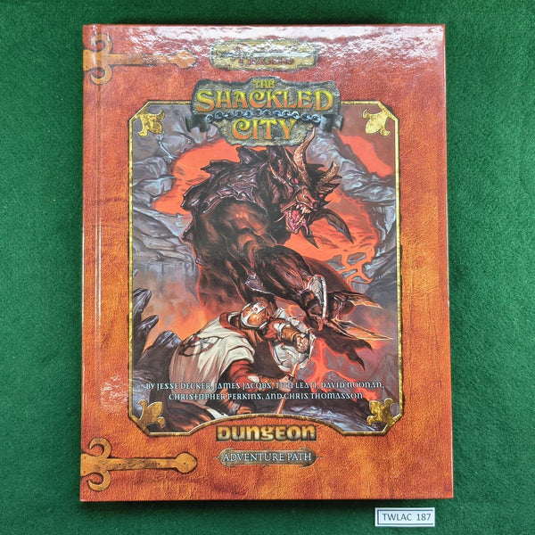 The Shackled City Dungeon Adventure Path (with Maps) - Paizo - Hardcover