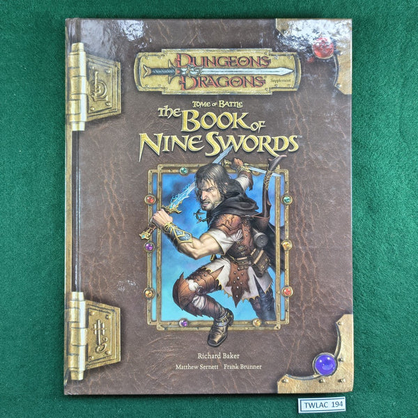 Tome of Battle: The Book of Nine Swords - D&D 3.5 Edition - Hardcover