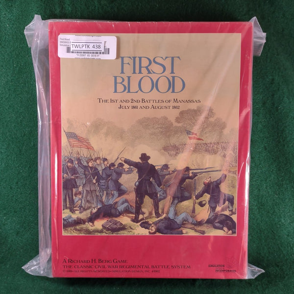 First Blood: The 1st and 2nd Battle of Manassas - Simulation Design - Very Good