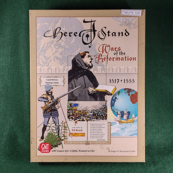 Here I Stand: Wars of the Reformation - GMT Games - Good