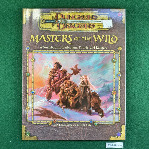 Masters of the Wild - D&D 3rd Edition - Softcover