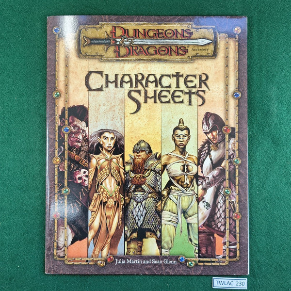 Character Sheets - D&D 3rd Edition - Softcover