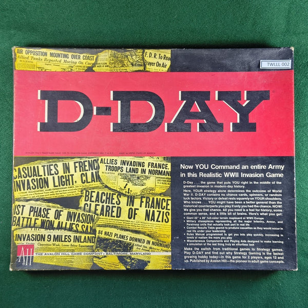 D-Day (3rd Ed.) - Avalon Hill