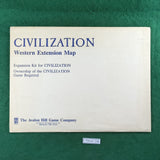Civilization: Western Extension Map - Avalon Hill