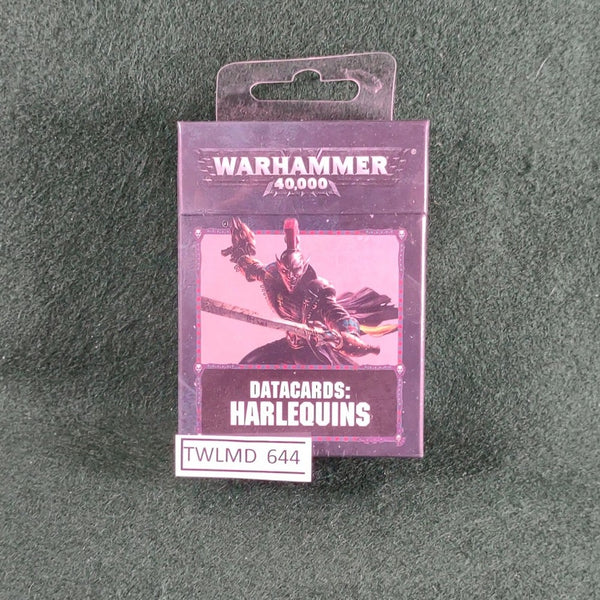 Datacards: Harlequins - Warhammer 40000 - Games Workshop - In Shrinkwrap