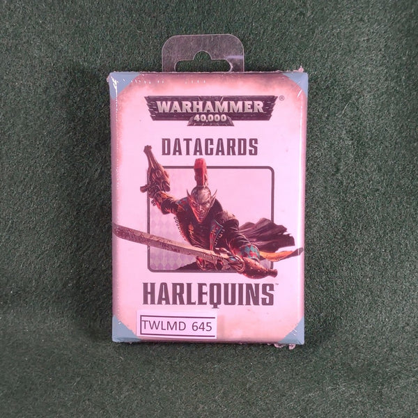 Harlequin Datacards (7th Edition) - Warhammer 40000 - Games Workshop - In Shrinkwrap
