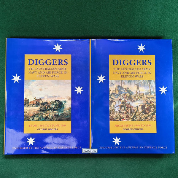 Diggers: The Australian Army, Navy and Air Force in Eleven Wars - George Odgers - Hardcover