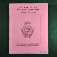 The War of the Austrian Succession: A Wargamer's Guide, Part IX - Stephen Manley - Softcover - Acceptable