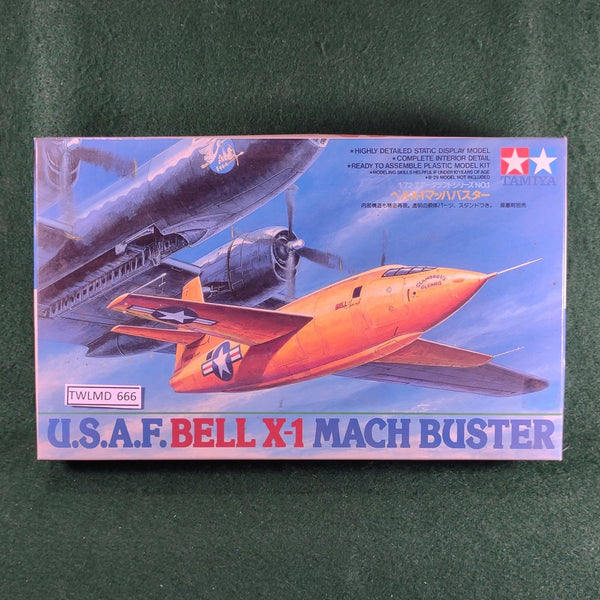 U.S.A.F Bell X-1 Mach Buster kit - 1/72 - Tamiya 60601 - Very Good